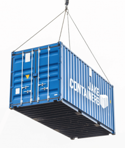 Image of a storage container on the Jake Containers website