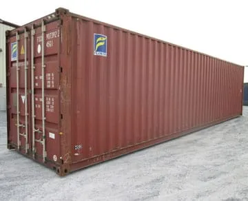 Image of a 40 foot steel container