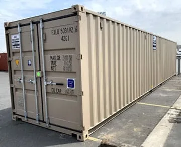 Image of a 40 foot steel container